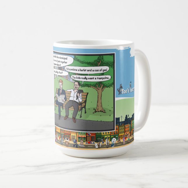 Mug Trampoline | Fête des Pères Classique (Devant droit)