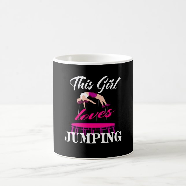 Mug Trampolines Idée cadeau Femmes Jumping Fitness (Centre)