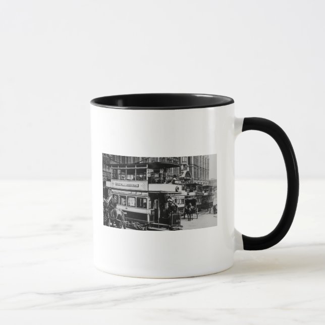 Mug Trams à Manchester, c.1900 (Droite)