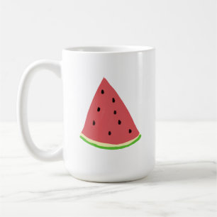 Mug Tranche de pastèque rouge fraîche, cadeau d'été