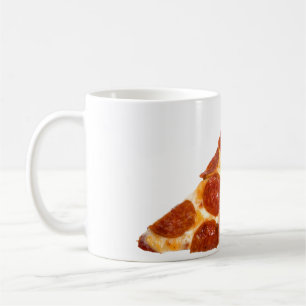 Mug Tranche de pizza pepperoni classique de SlipperyJo