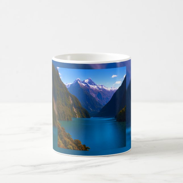 Mug Tranquillité du fjord bleu (Centre)