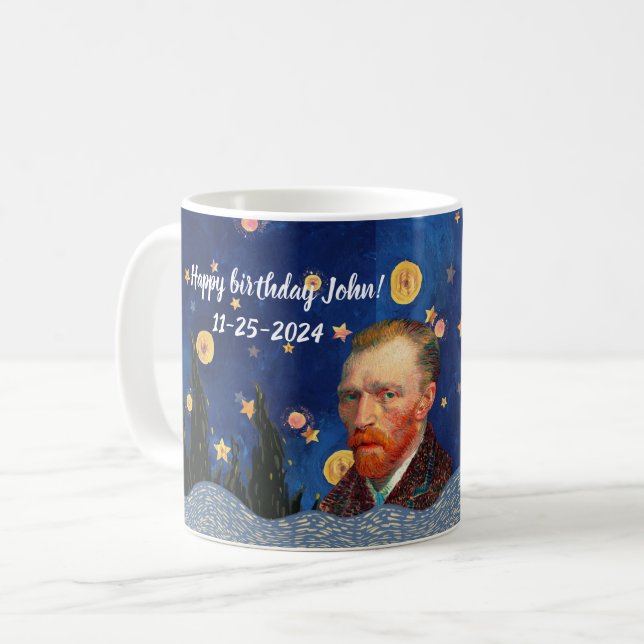 Mug Transform Your Space with Van Gogh's Starry Night  (Devant gauche)