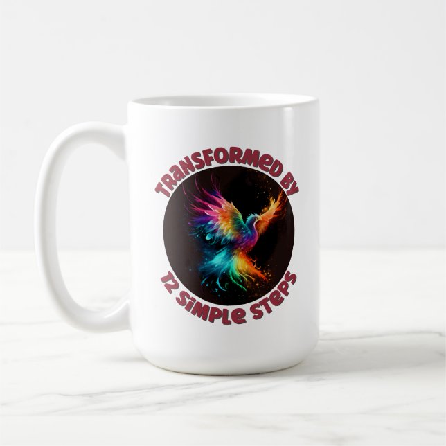 Mug Transformé par 12 étapes simples - AA, NA, Al-Anon (Gauche)