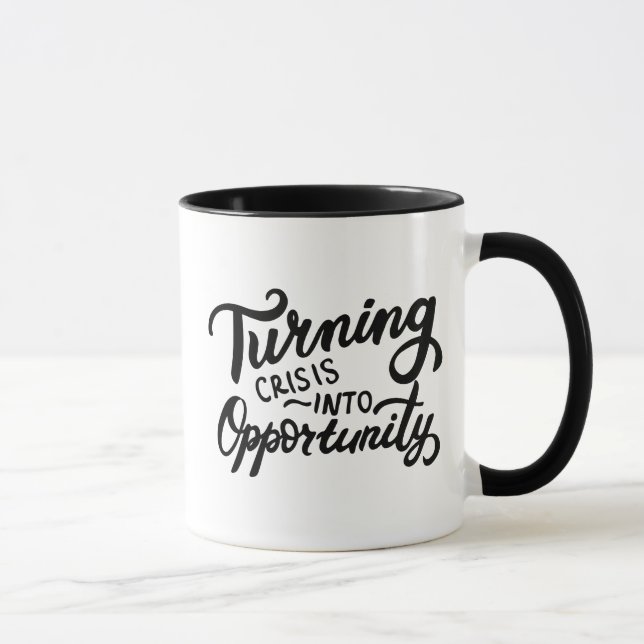 Mug Transformer la crise en opportunité (Droite)
