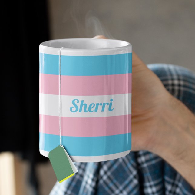 Mug Transgenre Rainbow Custom (Créateur téléchargé)
