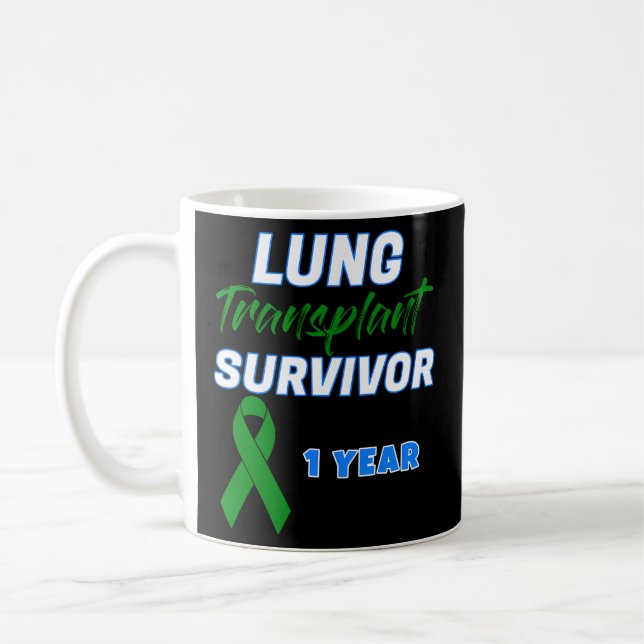 Mug Transplantation pulmonaire Premier anniversaire Su (Gauche)