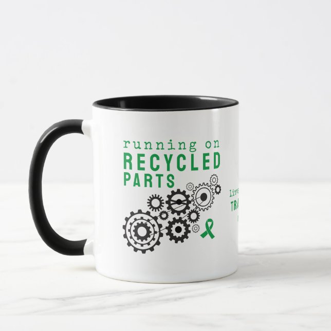Mug Transplanter des pièces Recyclées Engrenages Steam (Gauche)
