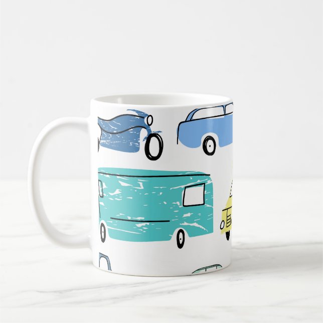 Mug Transport de dessins animés : Amusement des enfant (Gauche)