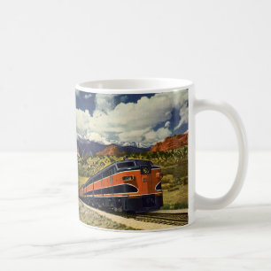 Mug Transport vintage dans l'Ouest américain, Train 15