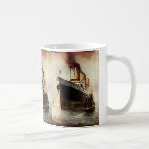 Mug Transport Vintage voyage Bateau de croisière en me