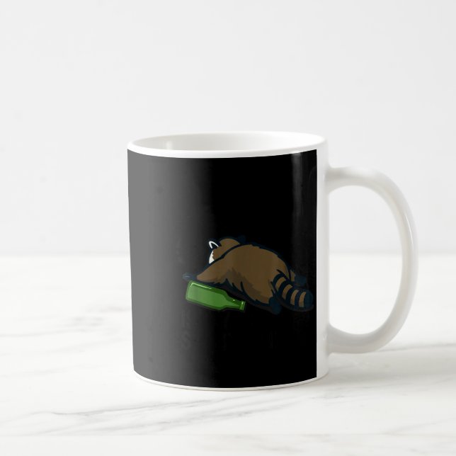 Mug Trashed Panda Is My Srit Animal Funny Trash Racoon (Droite)