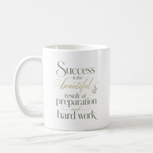 Mug Travail acharné apporte succès Promotion Félicitat