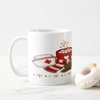 Mug Travail d'art typographique sur un poste d'infirmi