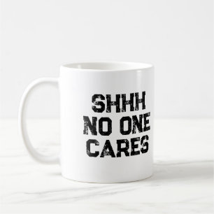 Mug Travail de bureau drôle sarcasique Chut personne s
