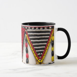 Mug Travail de perles tribal Maasai