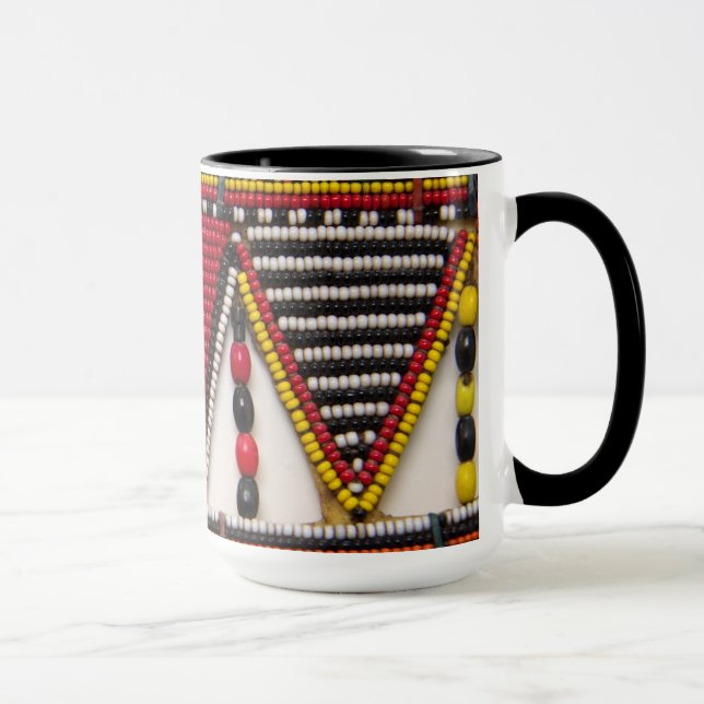 Mug Travail de perles tribal Maasaï (Droite)
