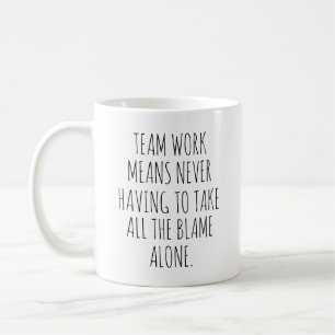 Mug Travail d'équipe Signification Équipe de travail p