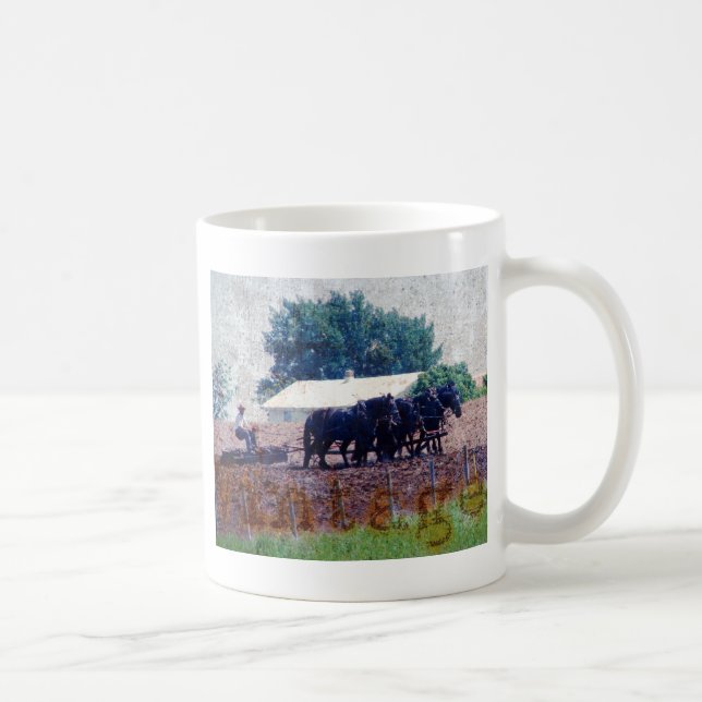 Mug Travail d'équipe vintage (Droite)