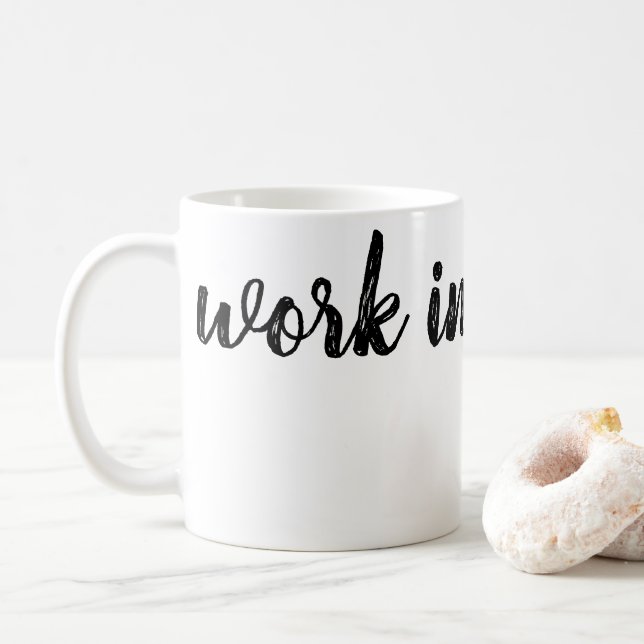 Mug travail en cours (Avec donut)