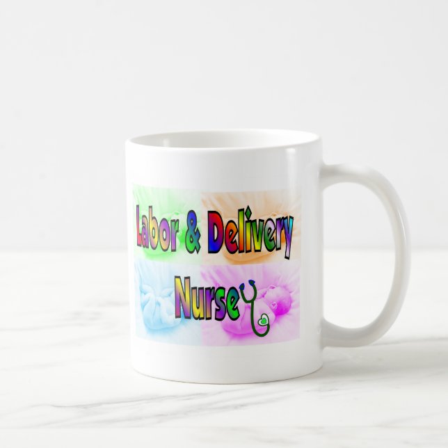 Mug Travail et infirmière de la livraison (Droite)