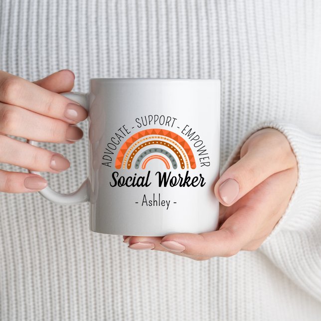 Mug Travail Social Drôle Don Social Travailleur Pour F (Créateur téléchargé)