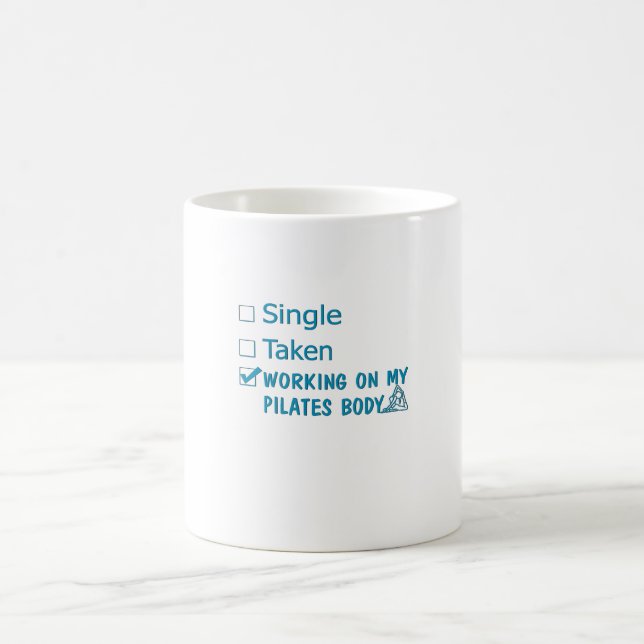 Mug Travail sur mon corps de pilates (Centre)