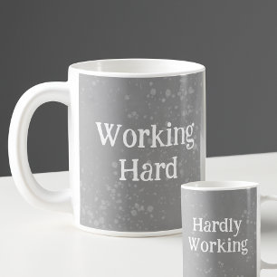 Mug Travailler dur ou difficilement