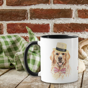 Mug Travailler dur pour mon Golden Retriever
