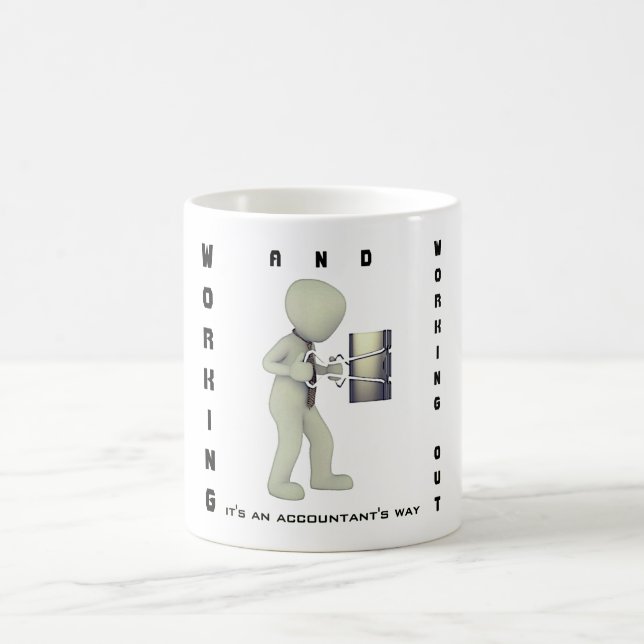 Mug "Travailler et travailler : c'est un moyen pour un (Centre)
