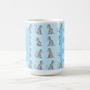 Mug Travailler toute la journée BLEU