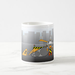 Mug Travailleur de construction robotique