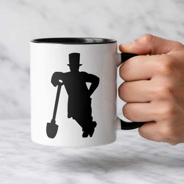 Mug Travailleur de Pelle  (Créateur téléchargé)
