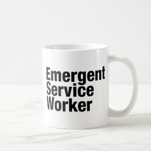 Mug Travailleur de service émergent