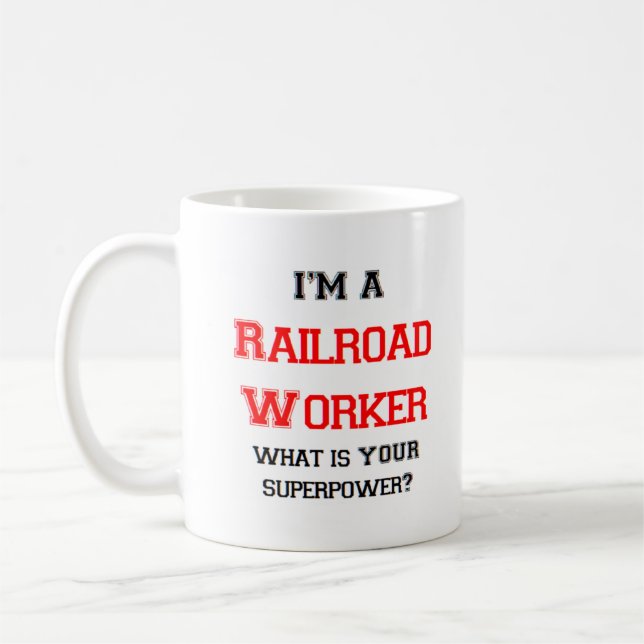 Mug travailleur ferroviaire (Gauche)