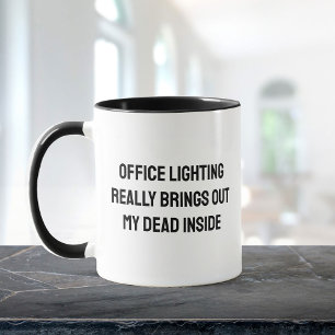 Mug Travailleur humoristique de bureau amusant Retour