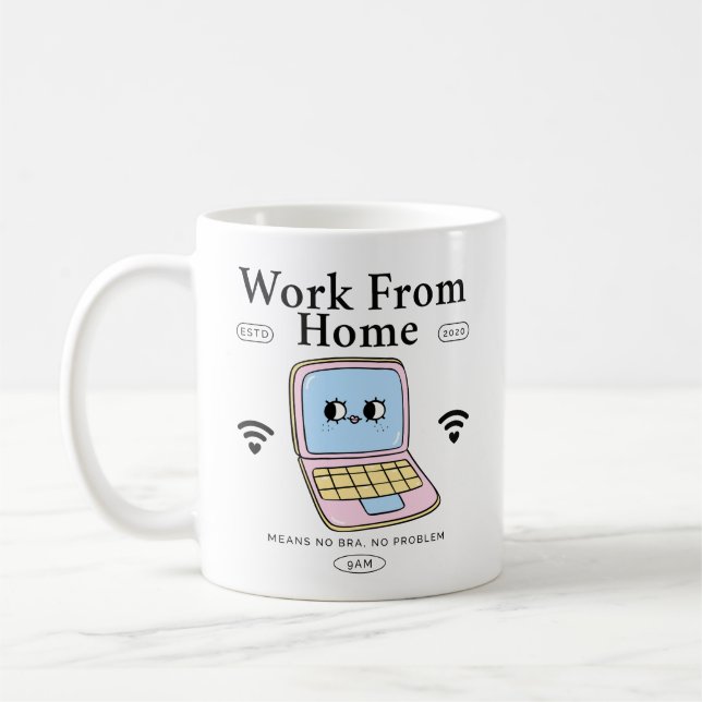 Mug Travaillez de chez vous (Gauche)
