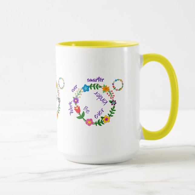 Mug Travaillez toujours plus intelligemment, Soyez tou (Droite)