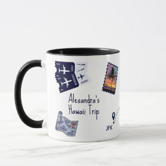 Mug Traveler Trip Memories Personalized