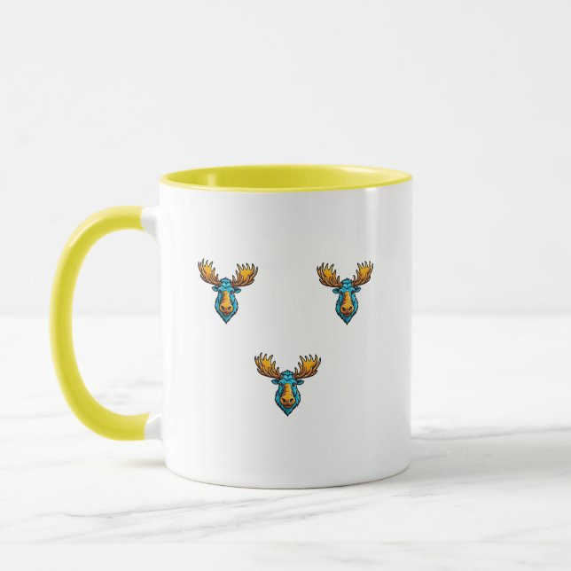 Mug Tre älgar på en mugg (Gauche)