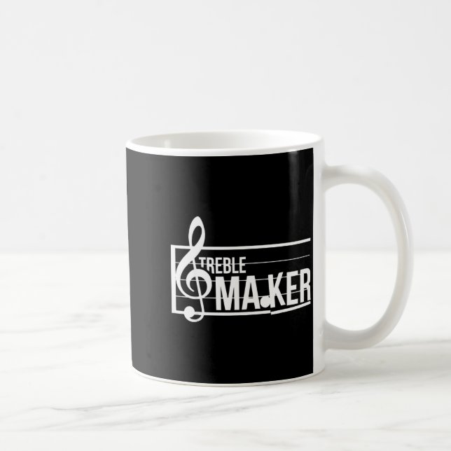 Mug Treble Maker Pun Funny Marching Band Music Lover E (Droite)
