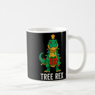 Mug Tree Rex Drôle de dinosaure de Noël 