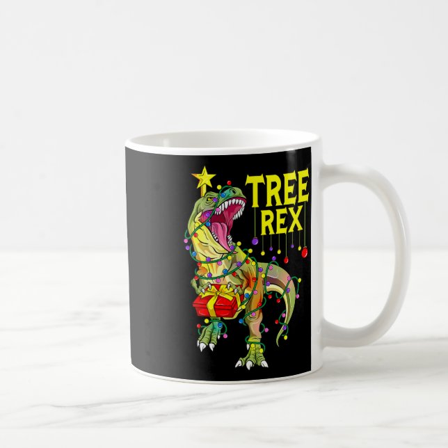 Mug Tree Rex! Drôle de paléontologue de Noël  (Droite)
