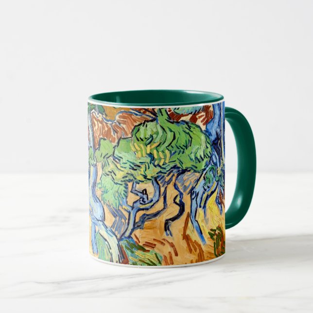 Mug Tree Roots (1890) Art botanique Vincent Van Gogh (Devant droit)
