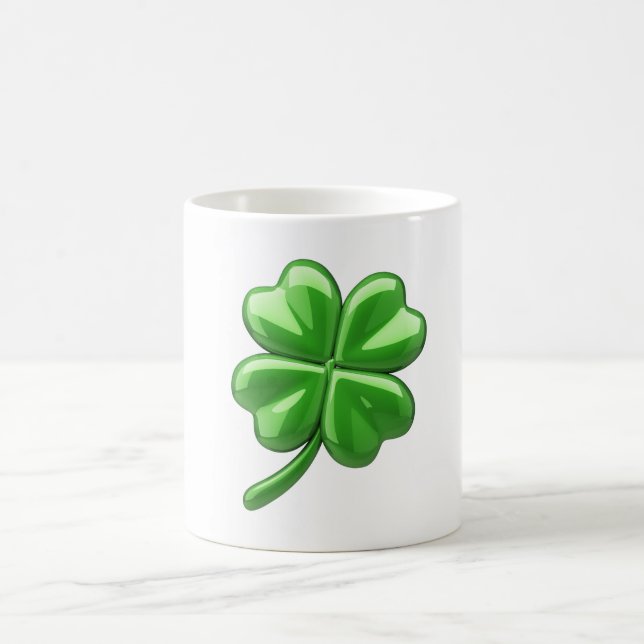 Mug Trèfle à quatre feuilles chanceux (Centre)