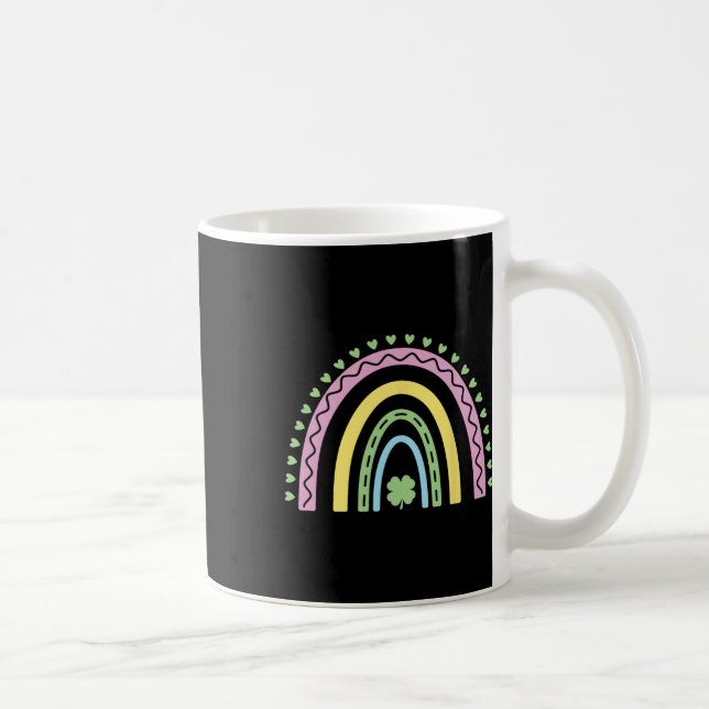 Mug Trèfle à quatre feuilles vert Arc-en-ciel Saint Pa (Droite)