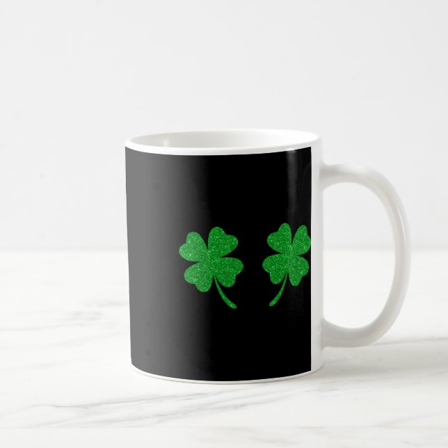 Mug Trèfle Chanceux Irlandais Fleur de Saint-Patrick (Droite)
