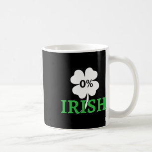 Mug Trèfle Chanceux Irlandais Zéro Pour Cent 0% Saint-