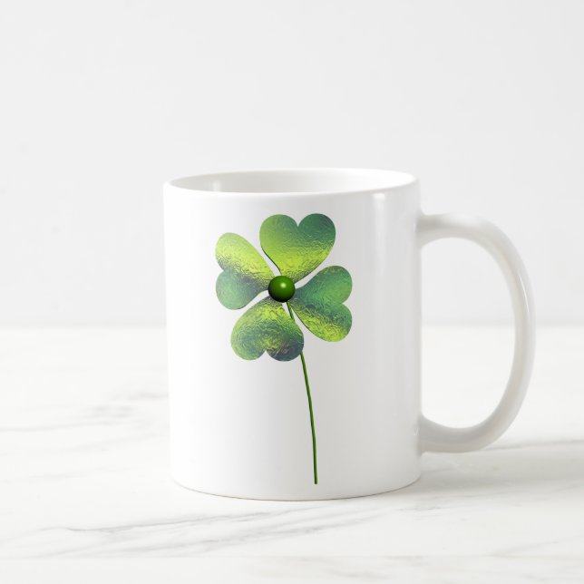 Mug Trèfle de quatre feuilles (Droite)