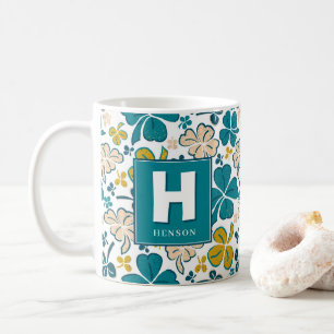 Mug Trèfle Monogrammé St. Patrick`s Day